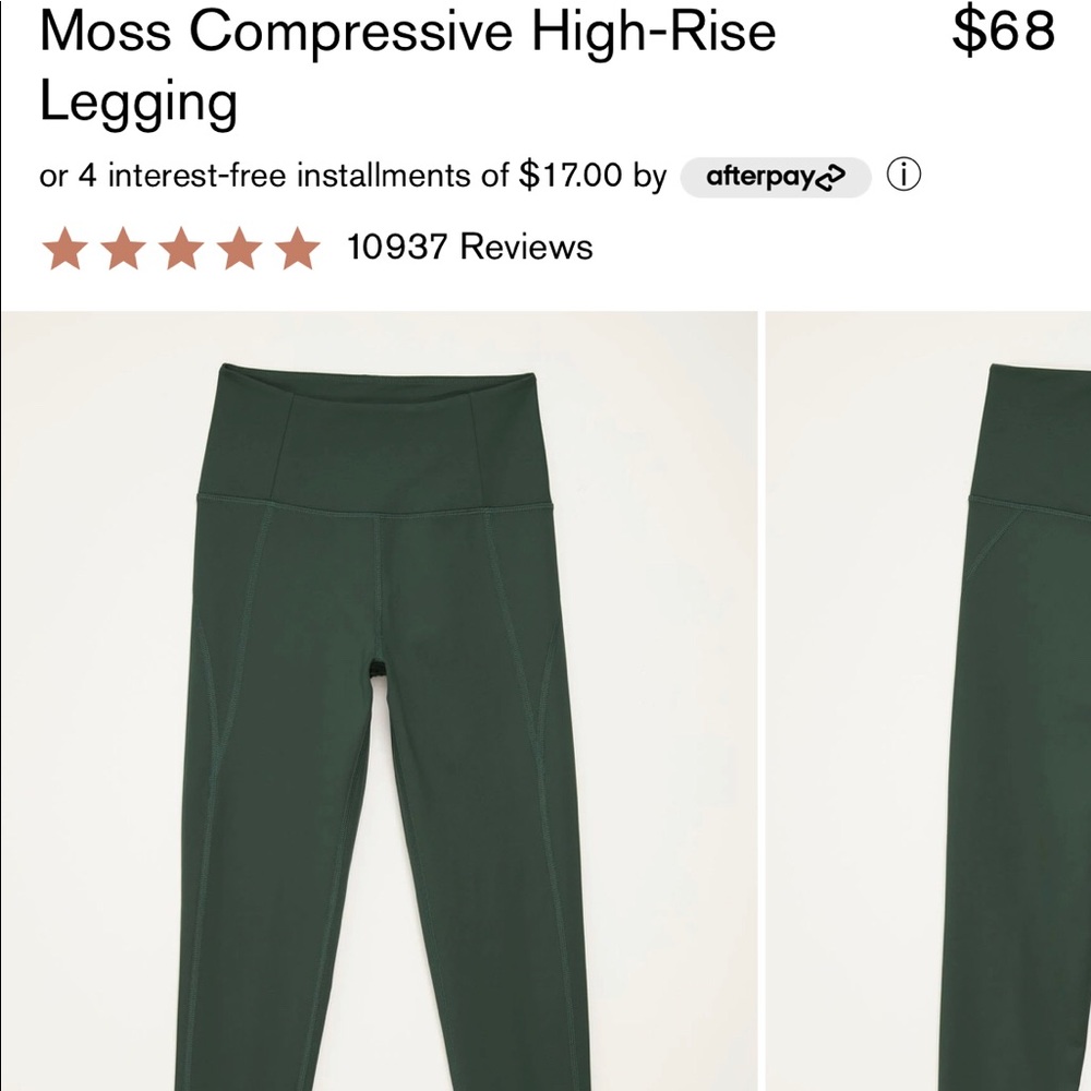 Girlfriend compressive leggings